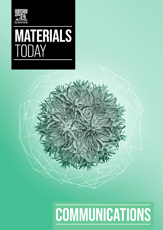 Materials Today Communications journal cover for Junction Mechanics Governing Effective Poisson’s Ratio and Stress Localization in Re-entrant Auxetic Lattices